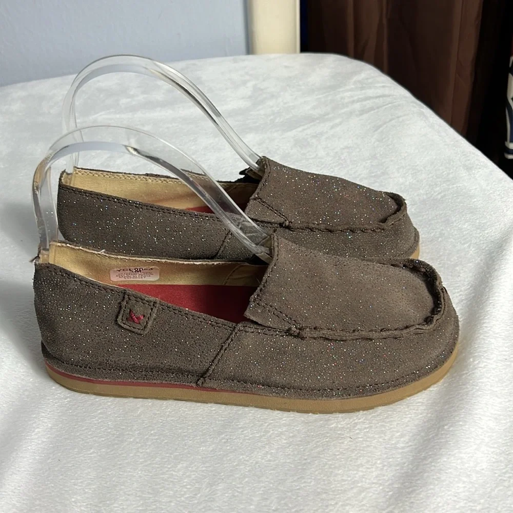 Twisted X Kids Chocolate Shimmer Loafers Youth 3M